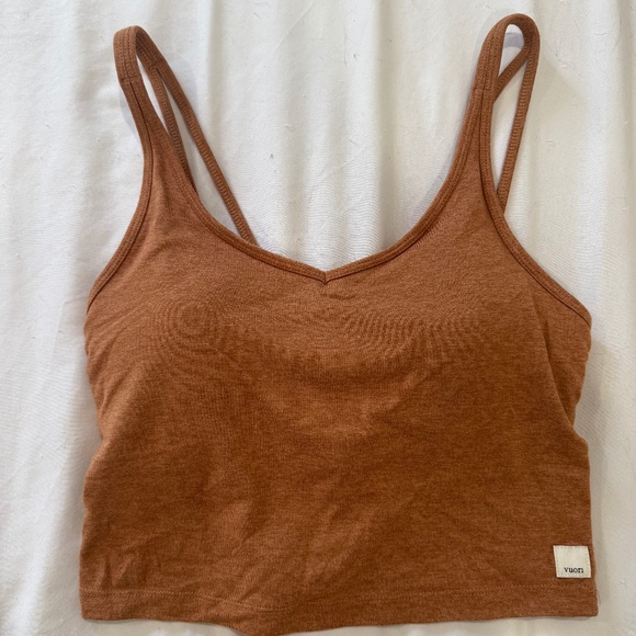 Vuori Tops - Vuori Halo Performance tank top v1 - Caramel - Size S?